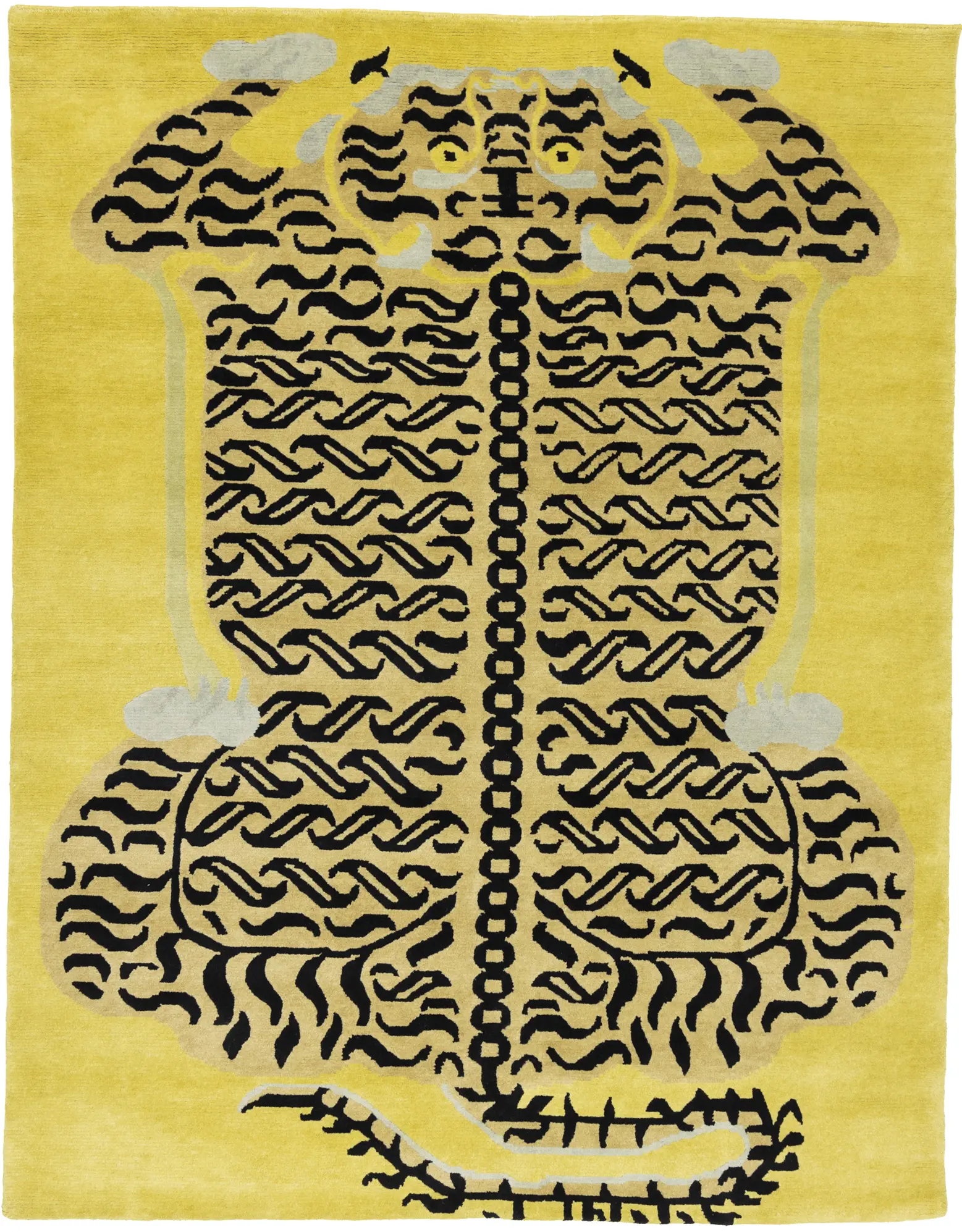 Gold Tribal 6X8 Fine Nepali Oriental Rug