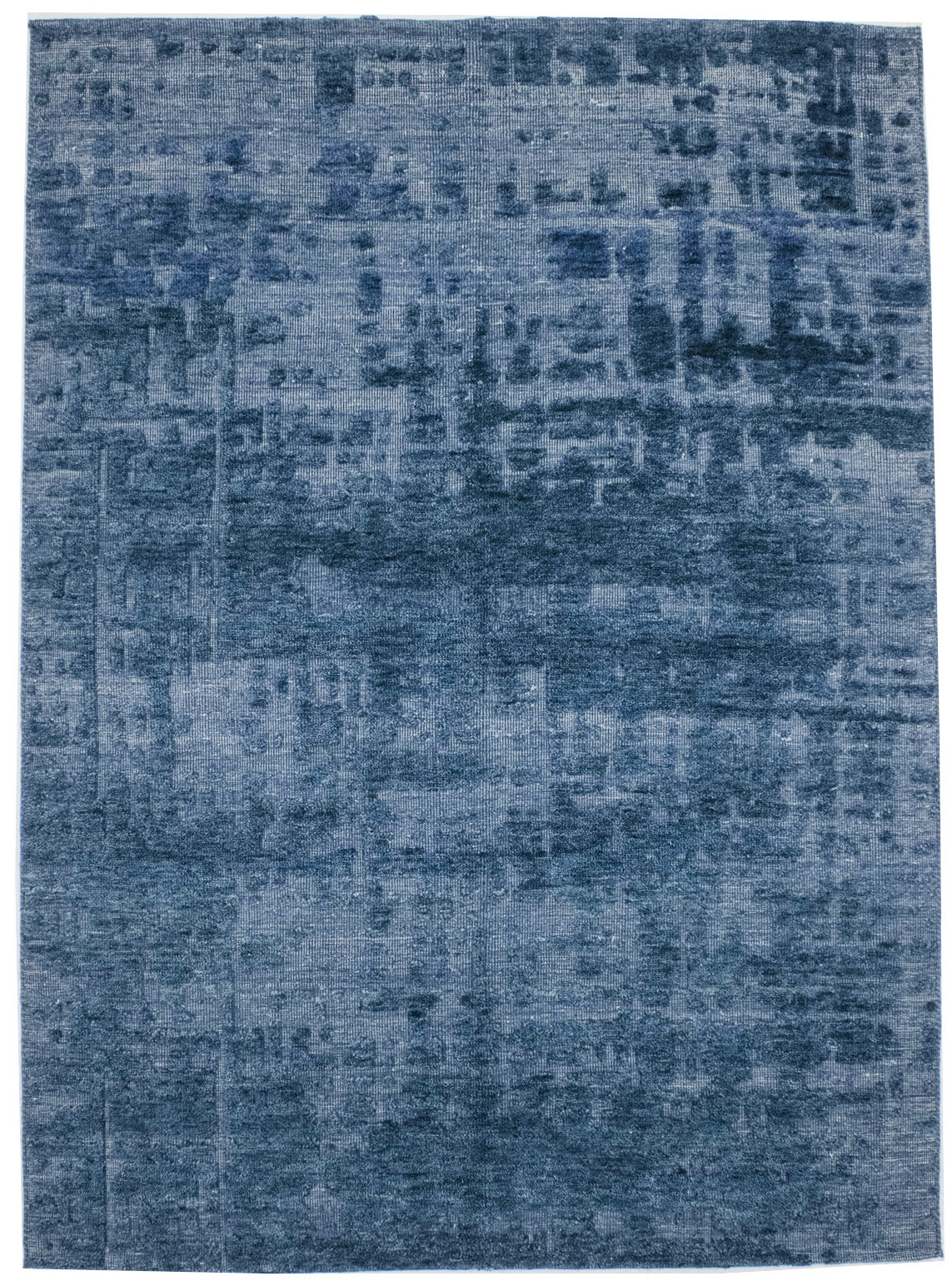 Blue Abstract 6X8 Modern Rug