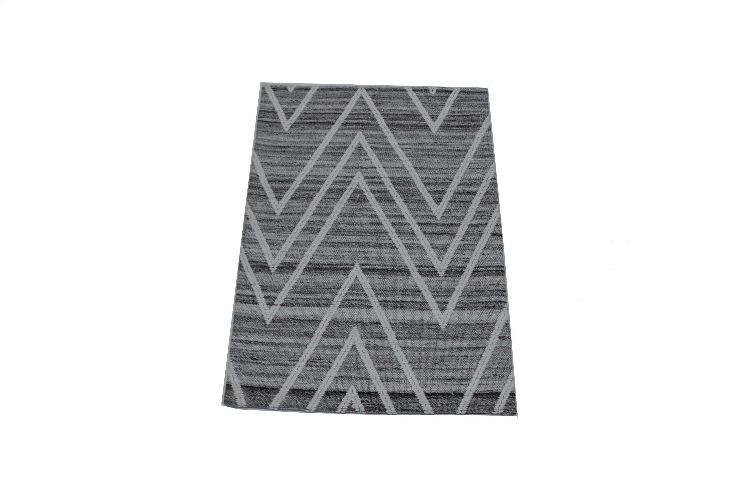Multicolored Geometric 2X3 Hand-Tufted Modern Rug